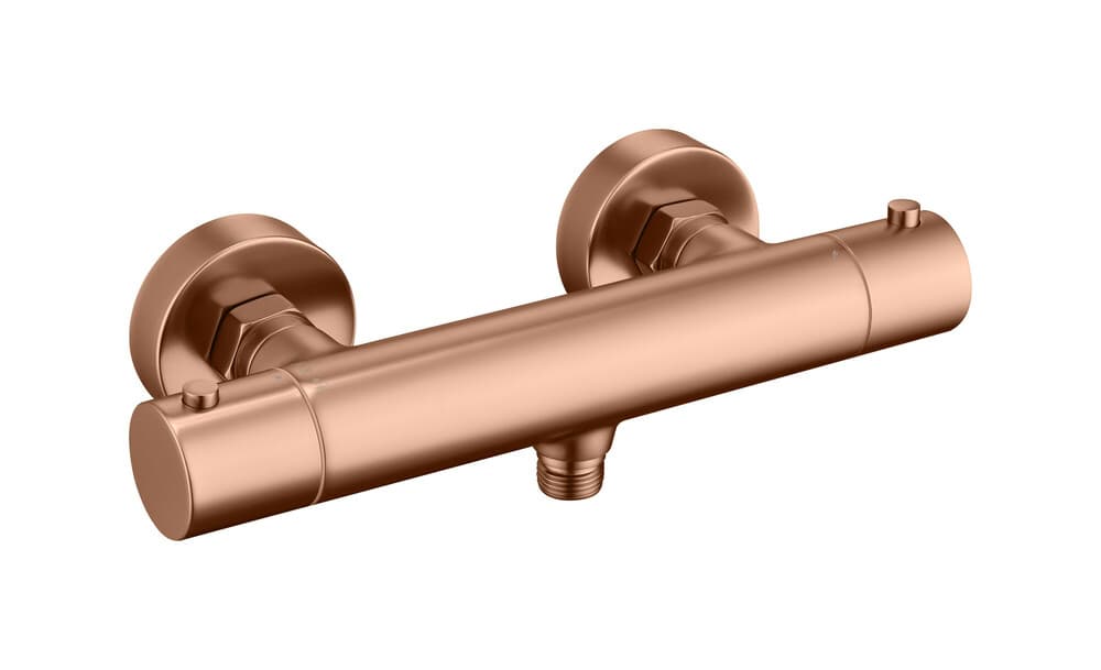Van Marcke Lana mitigeur douche thermostatique or rosé