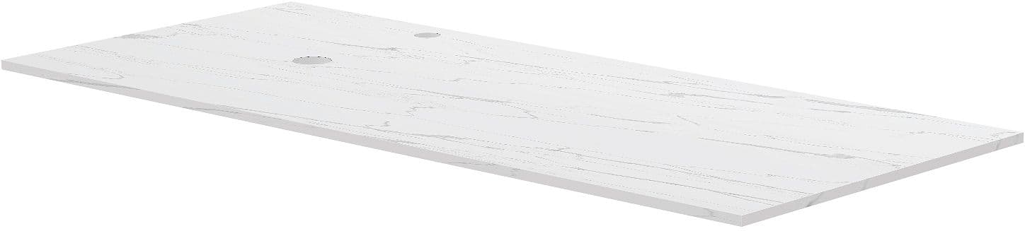 TABLET MARBRE CERAMIQUE PURO L120 H1,2 1VIDAGE/TROU ROBINET GAUCHE WHITE CALACATTA