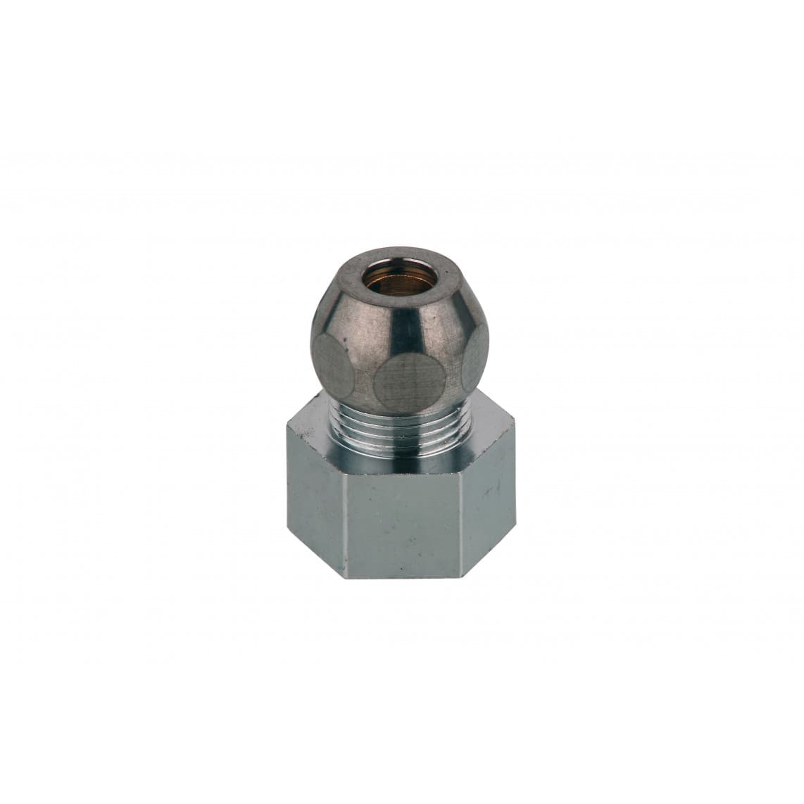 986273048 LT raccord à sertir-Nippel, chromé, 1/2" F x 8 mmQ