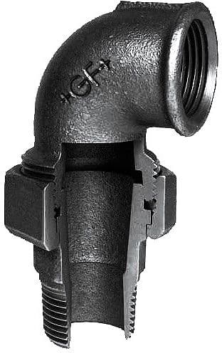 GAZ RACC.UNION COUDE GF MF 90° NR98 2"