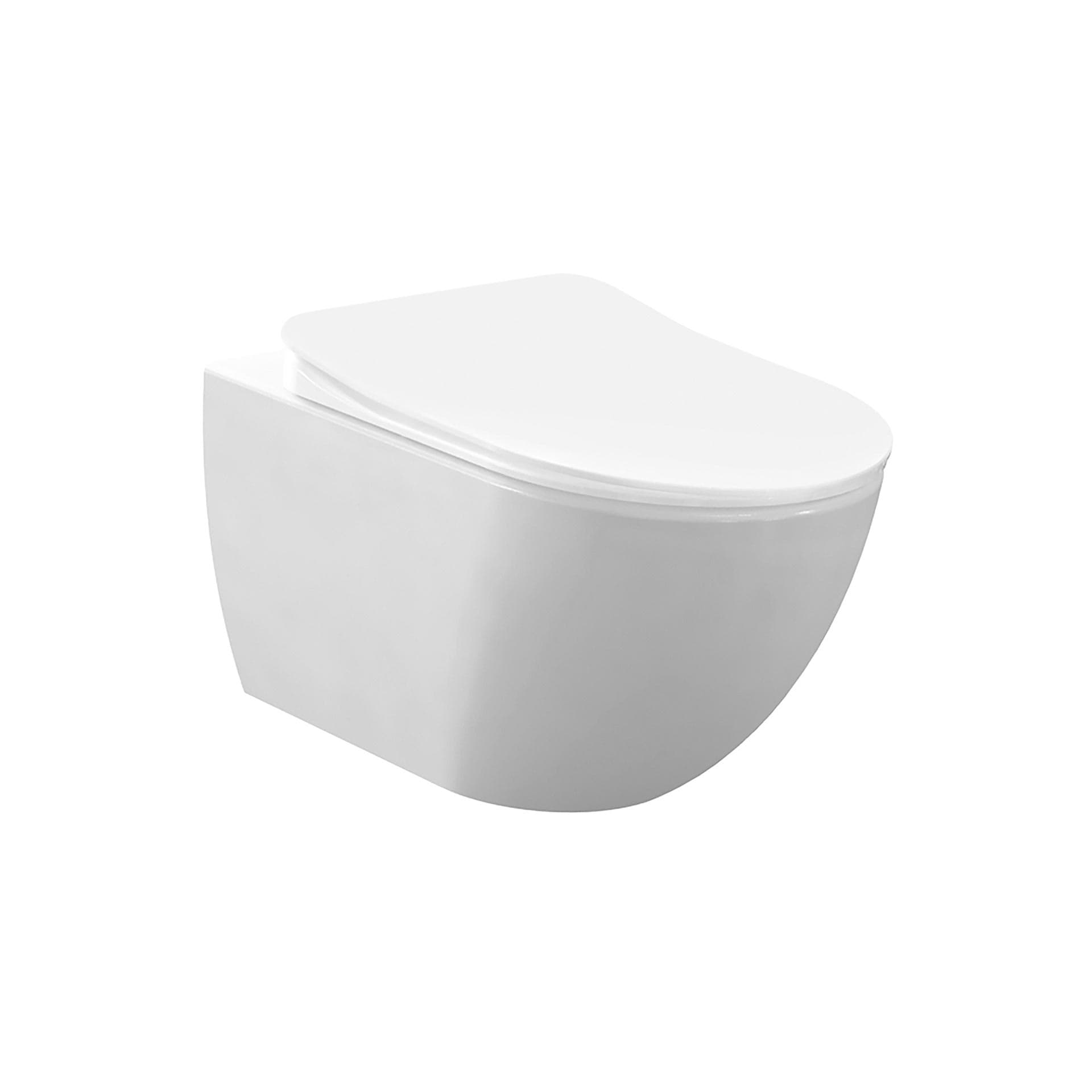 CREAVIT FREE WC SUSPENDU AVEC BIDET – SANS BRIDE - SANS ABATTANT – BLANC BRILLANT