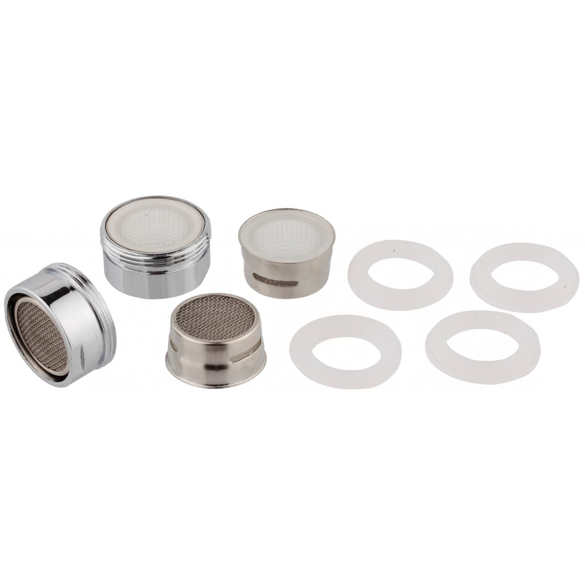 989545013 jeu d'aérateur, chromé, 2x Boîtier / 4x insert, M24AG