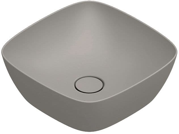 VASQUE A POSER ALVEA CATALANO CATAGLAZE+ 40X40 H14 SANS TROP-PLEIN TORTORA SATINATO