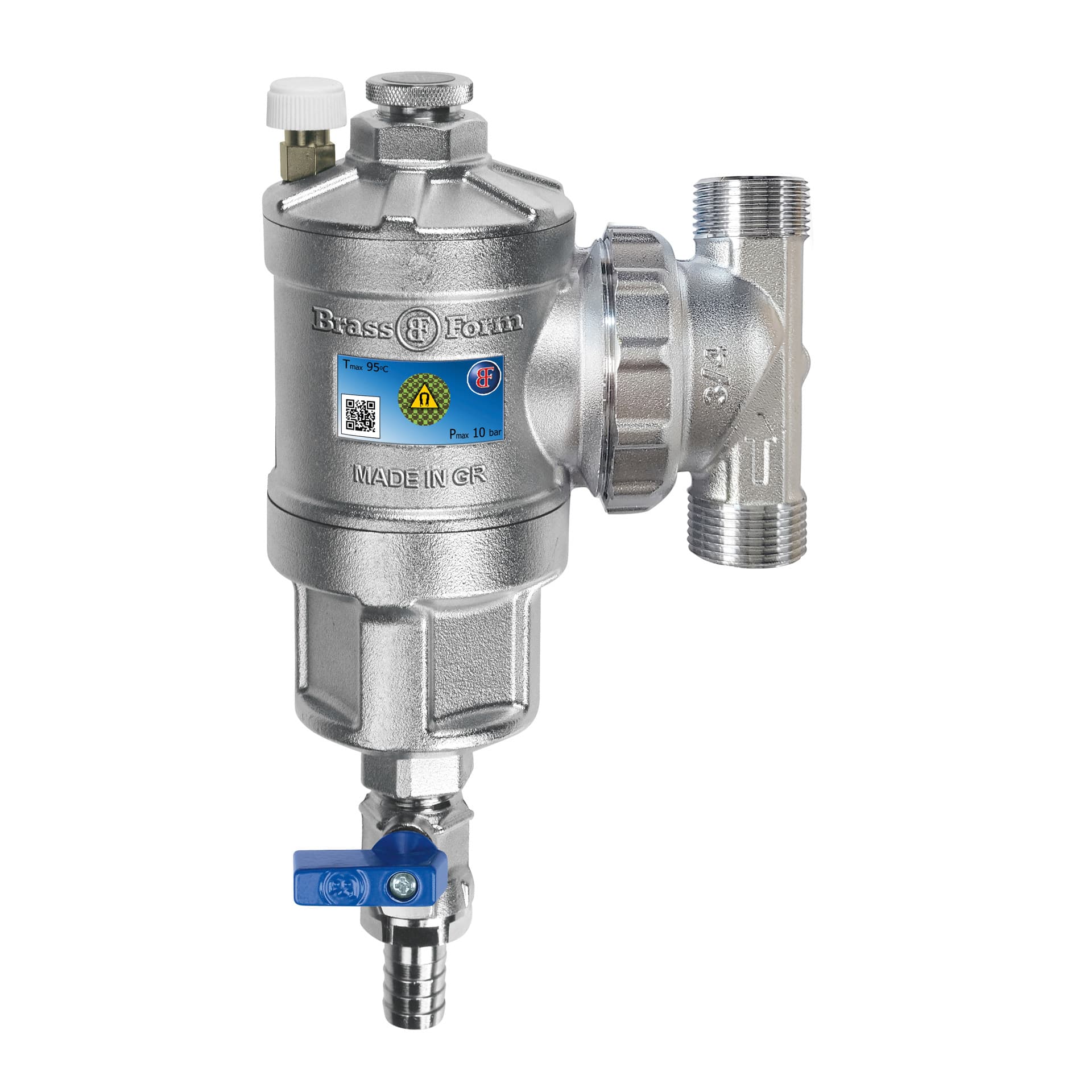 POT DE DECANTATION MAGNETIQUE 95° 10BARS