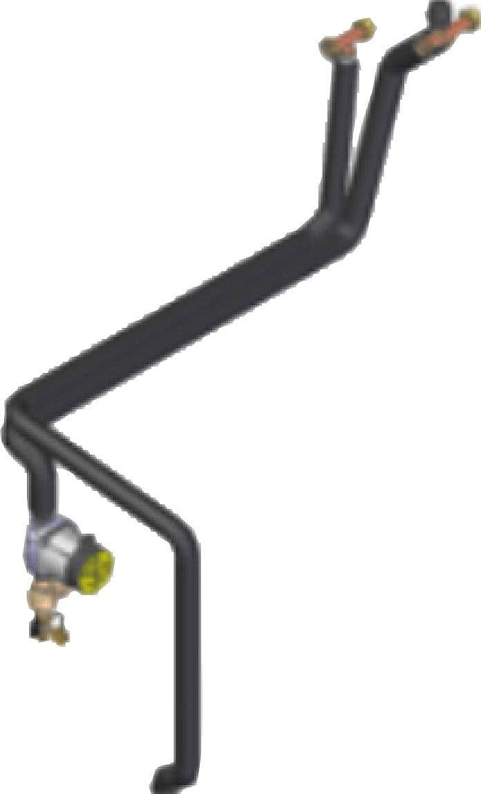 TUYAUTERIE DE CONNEXION ENTRE HERA CONDENS EN BOILER 160L REMEHA