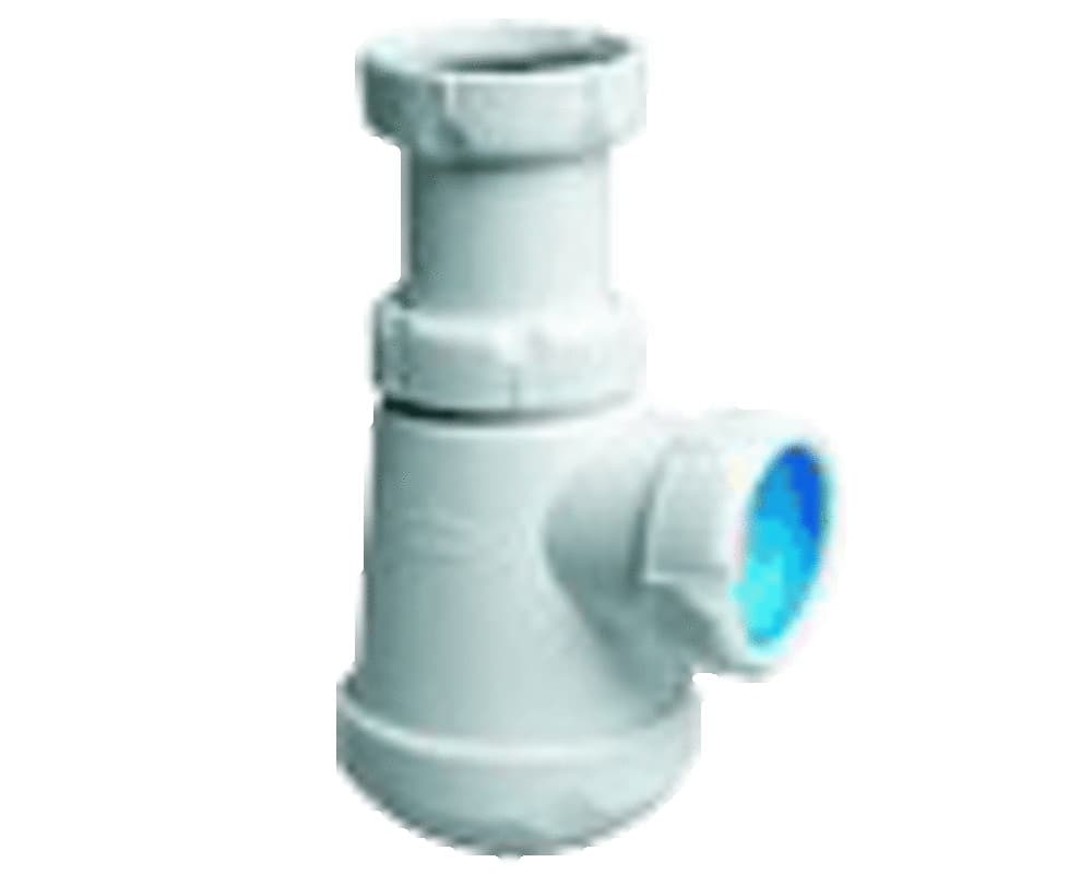 Nicoll siphon bouteille modèle petite 5/4" x 32 mm PP blanc