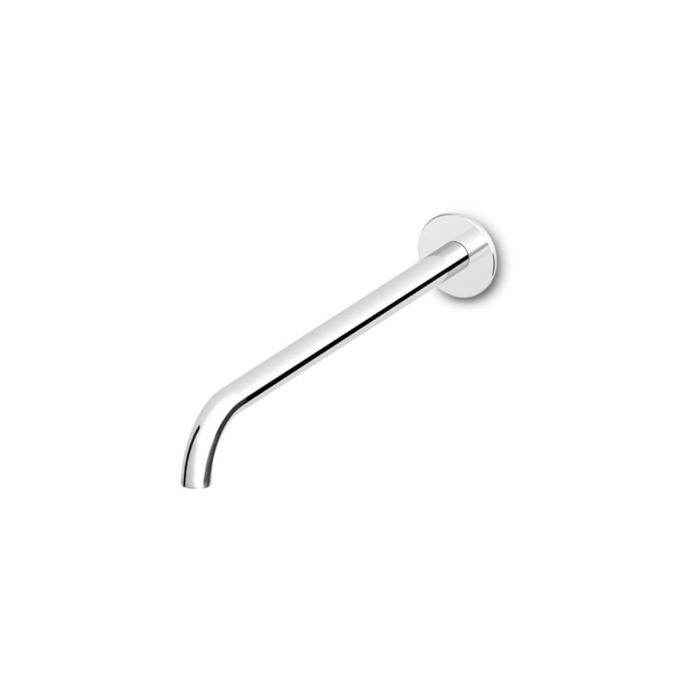 Zucchetti bras de douche mural L350 mm pour douche de tête chromée rosace ronde