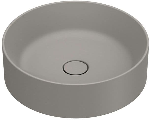 OPBOUWLAVABO ZERO CATALANO CATAGLAZE+ DIAMETER 45 H13 ZONDER OVERLOOP TORTORA SATINATO