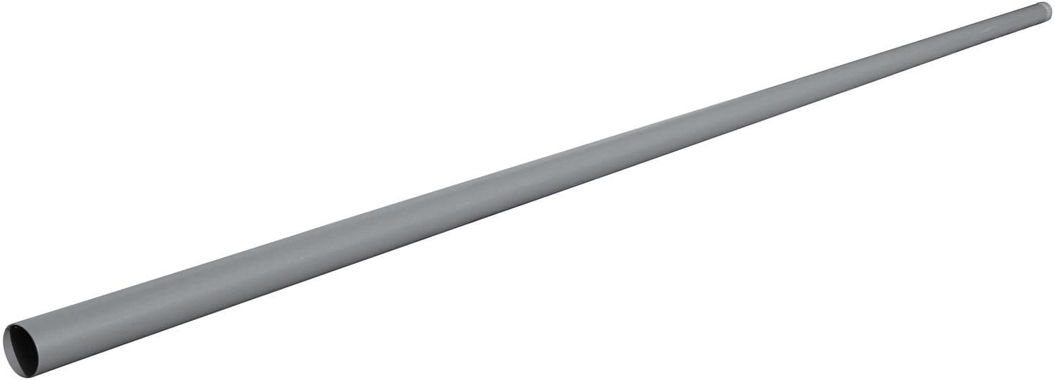 TUBE PVC EEP 4M LA LONGUEUR ROND 100MM GRIS FONCE