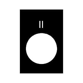 Etiquette - Ø 22 - 30 x 40mm - II