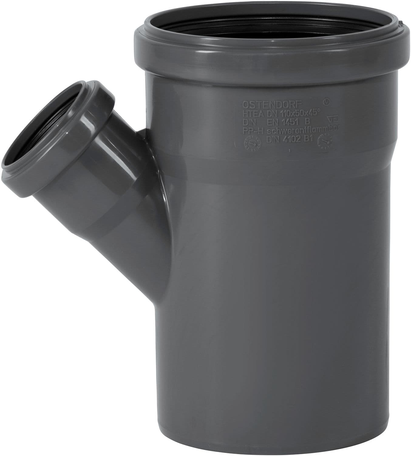 T 45° FFM 110-50MM PP HT-SAFE OSTENDORF