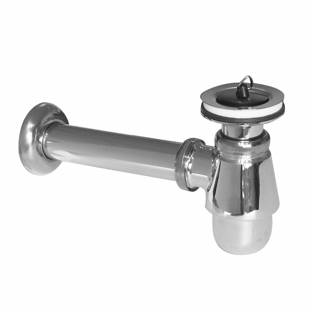 Van Marcke Pro siphon bouteille pour bidet avec crépine 5/4" x 32 mm chromé