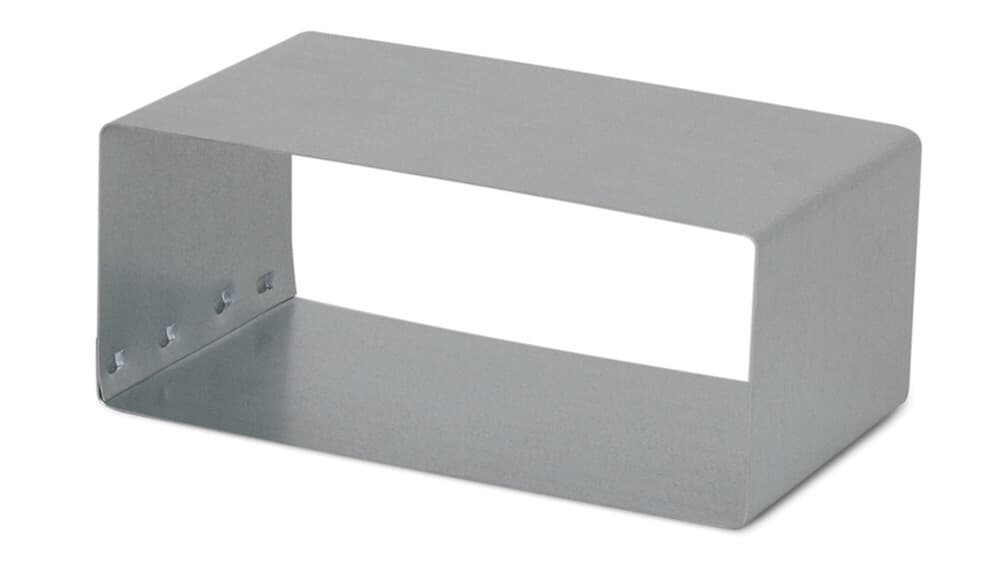 Ventilair FGM220 raccord extérieur 100mm 220x80 galvanisé