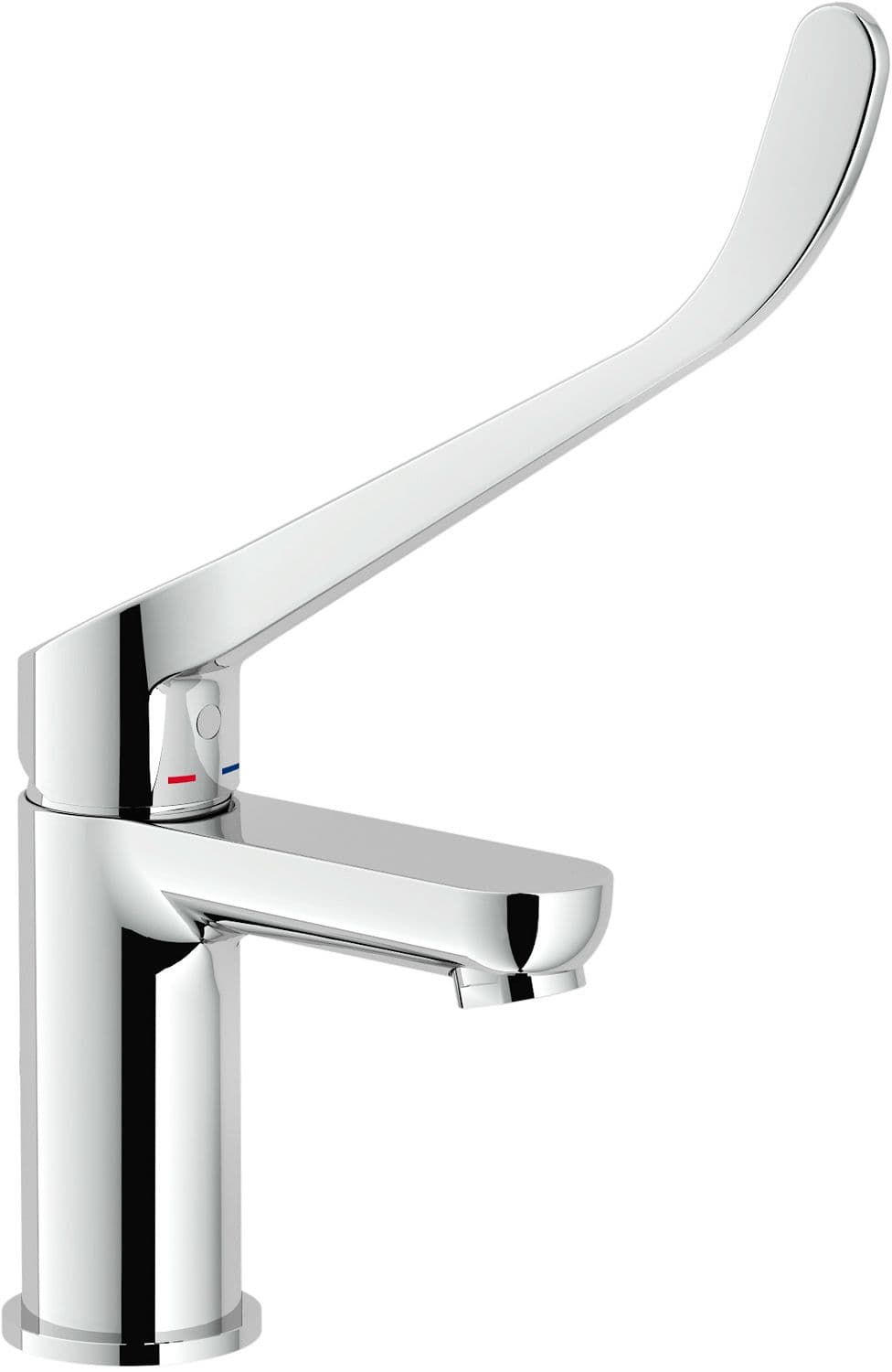 MITIGEUR LAVABO ABC NOBILI POIGNEE LONG SANS VIDAGE AUTOMATIQUE CHROME