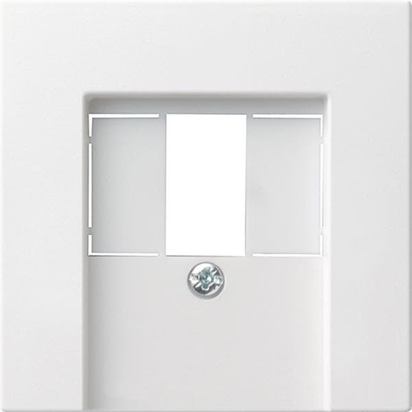 Cache pour TAE et USB Blanc brillant sans zone d'inscription