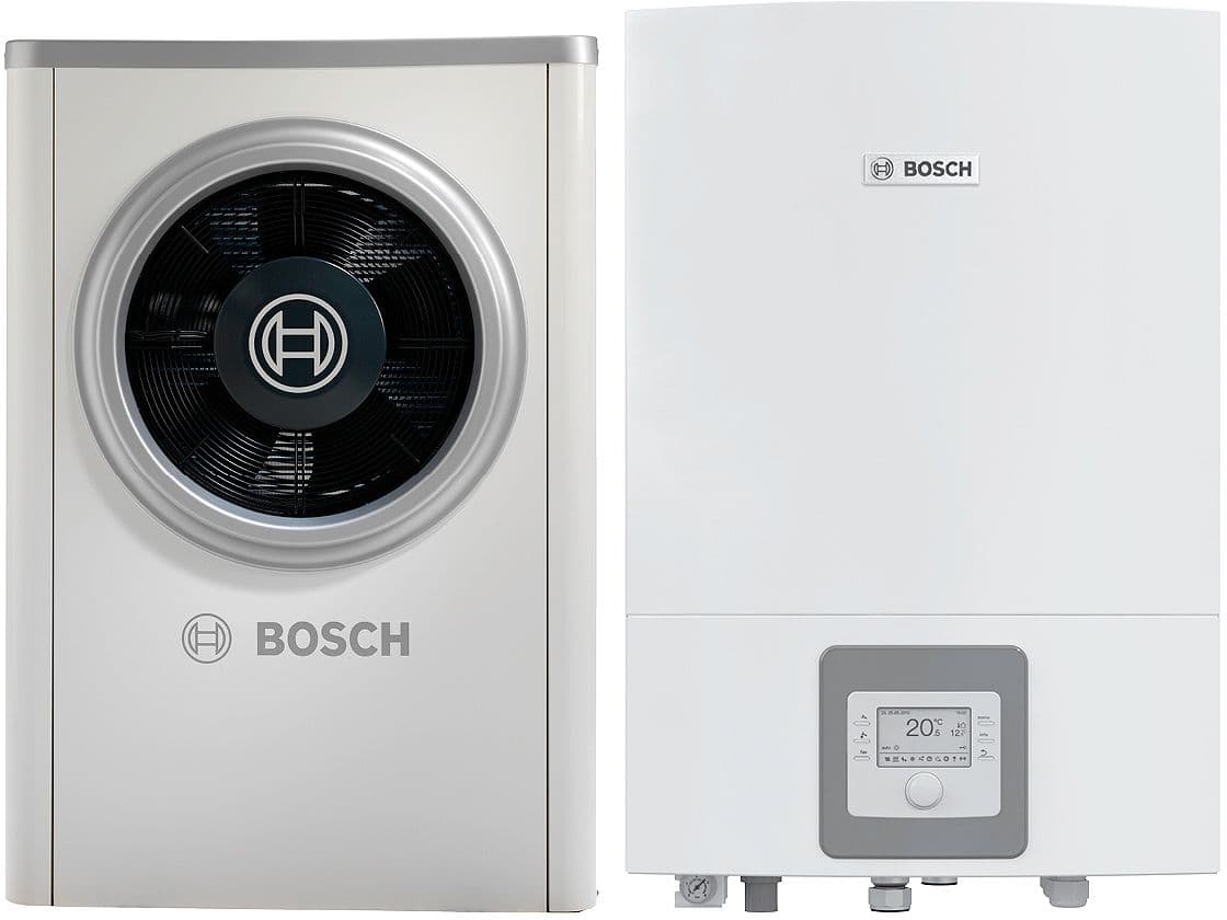 CV-WARMTEPOMP LUCHT/WATER MONOBLOC COMPRESS 6000 AWE BOSCH 6KW ERP LABEL A++