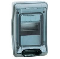 Coffret étanche 2 + 1 module sans bornier - IP65 - Plexo
