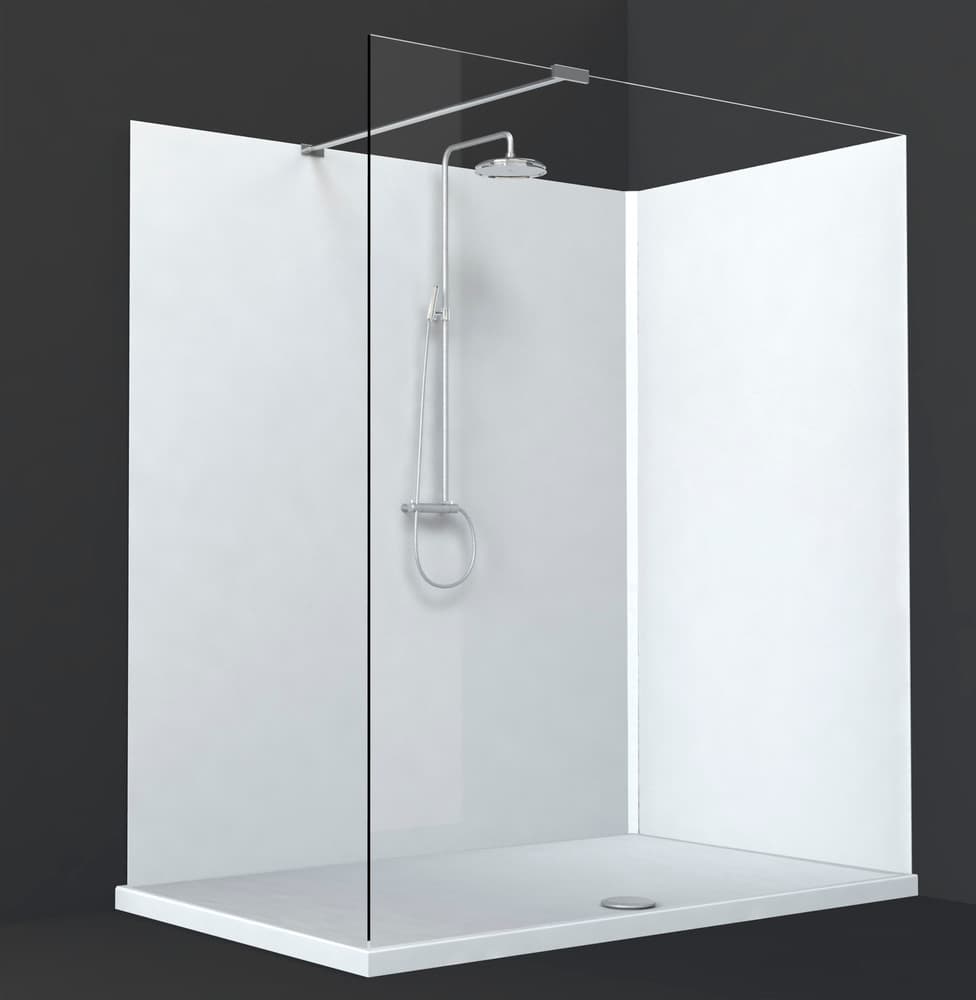 Van Marcke Collection Cosmo cloison acrylique D6mm 203x265cm blanc mat