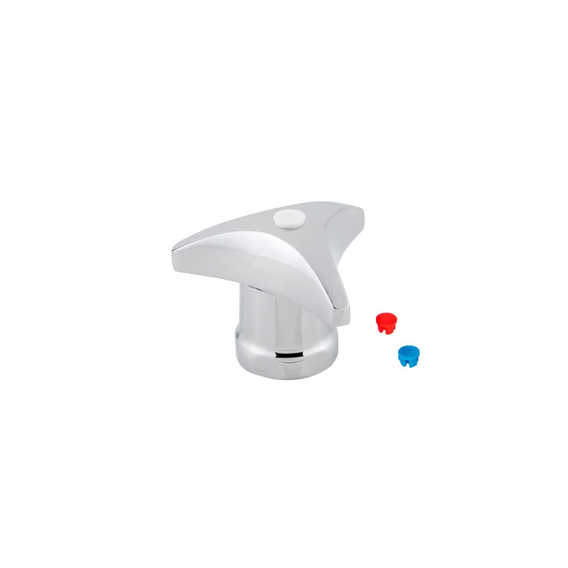 98614720 Poignée trébuchante en métal, chromé, pour 3/8" tête, Marquage bleu/rouge/blanc