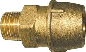 RACCORD 20MM-1/2"M LAITON NIRON NUPI