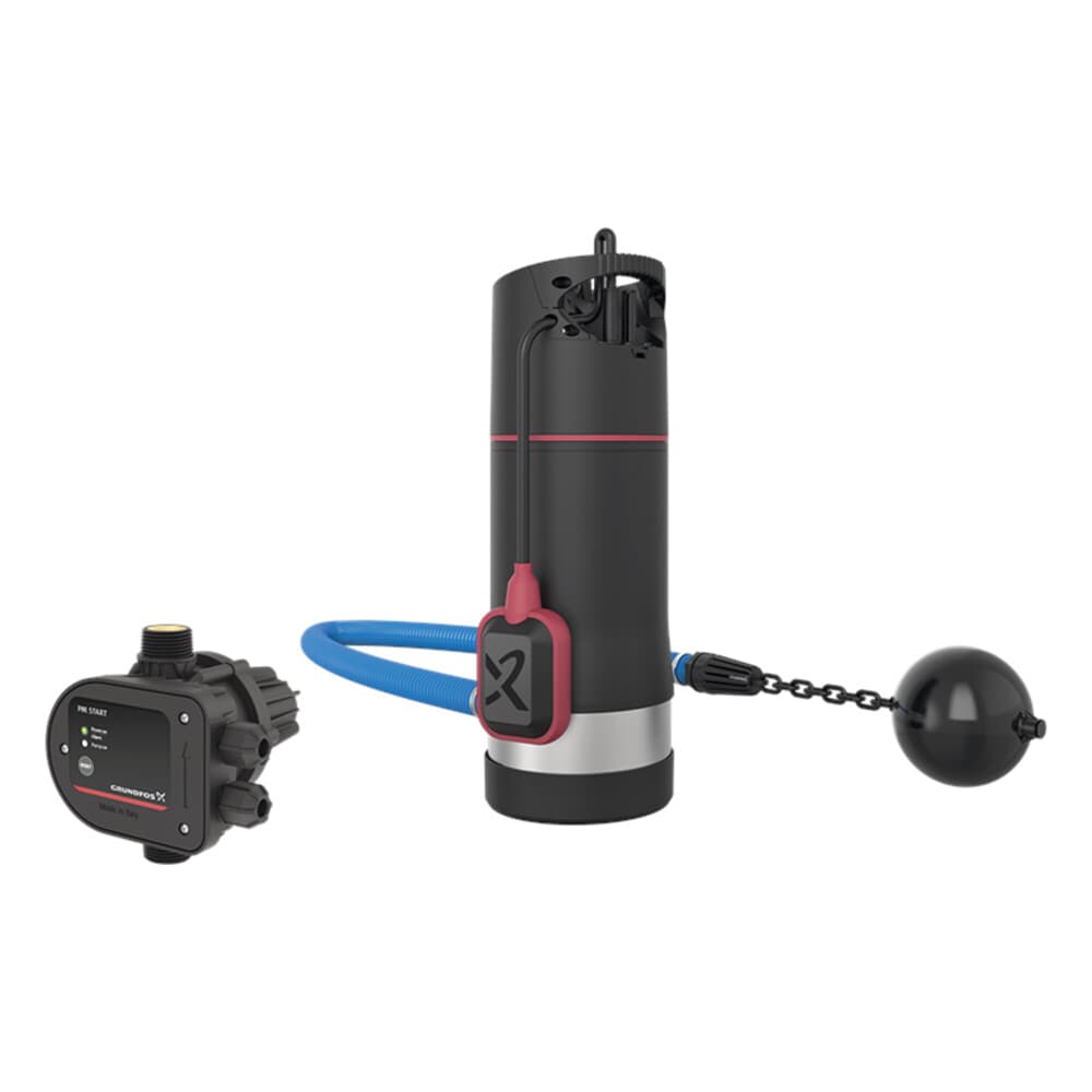 Grundfos SB BOOSTER 3-45 AW+PM start paquet de récupération d'eau pluie PP-GF30