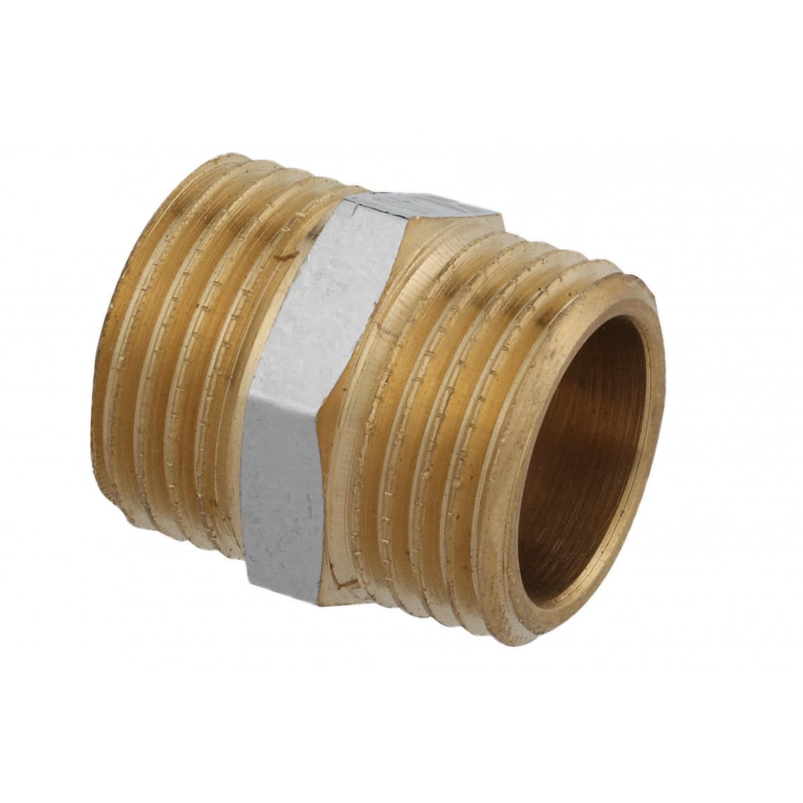 989341155 LT mamelon double, chromé, 3/8" M