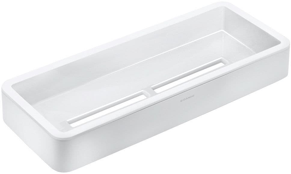 PORTE-BOUTEILLE/EPONGE BLACK&WHITE 12X30X4CM COSMIC BLANC MAT