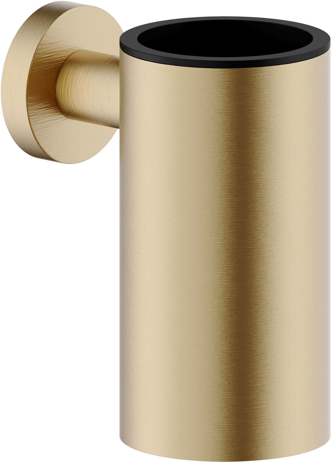 PORTE-VERRE+GOBELET MURAL ZEN NOBILI MIELE BROSSE