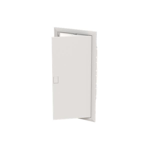 UK600 coffret encastré de 4 rangées soit 56 modules avec porte pleine