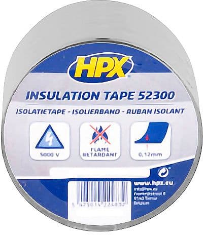BANDE ISOLANTE AUTOCOLLANTE POLYKEN LARGEUR 10CM ROULEAU 20M GRISE
