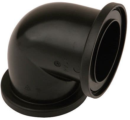 COUDE A SERTIR 90° 75MM SYNTHETIQUE HENCO