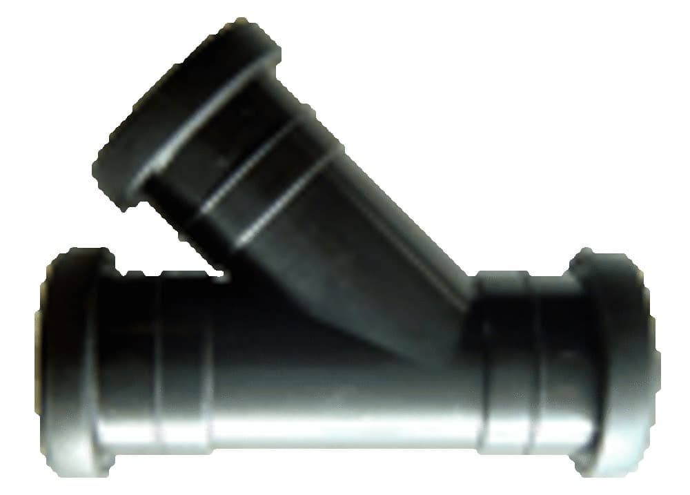 Pipelife PP pièce-T 45° FFF noir D 110 x D 75