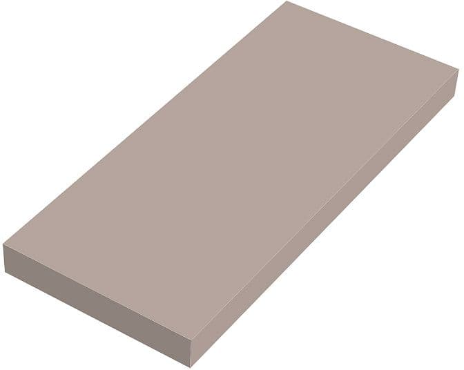 TABLETTE MURALE COFFEE 150X350X25MM JUSQU'A 7KG GRIS BASALTE MAT