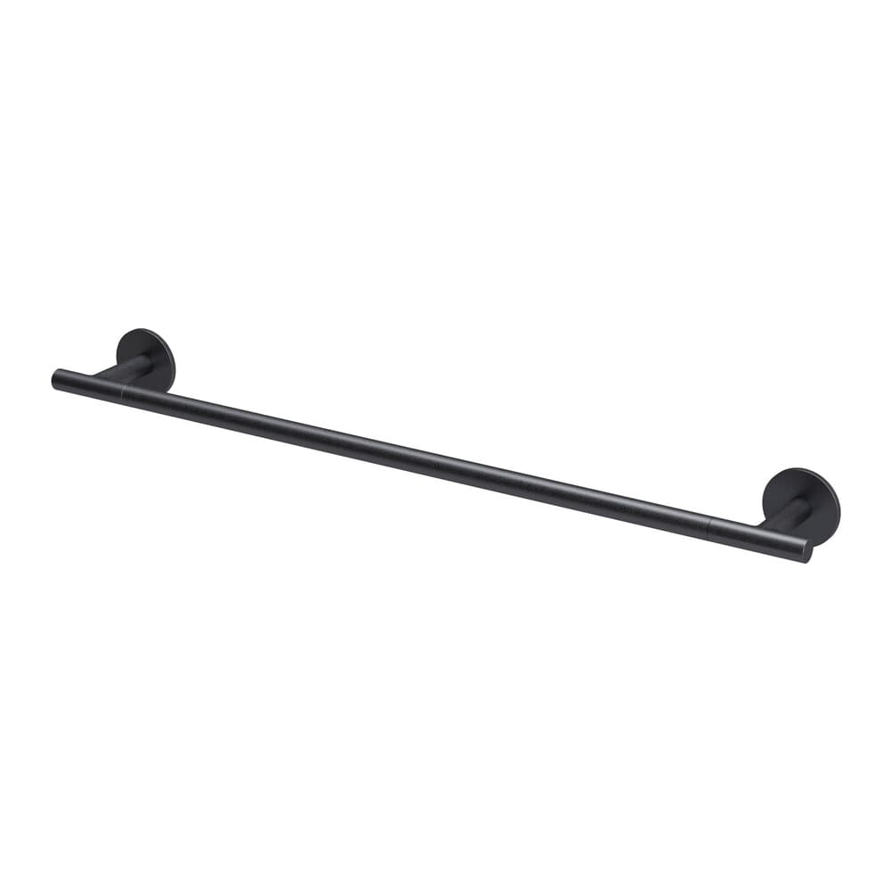 Zucchetti Pan porte-serviettes simple 600mm Noir mat lisse