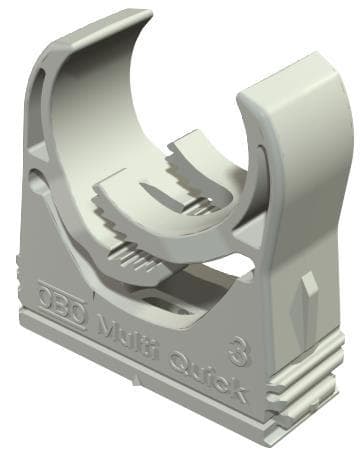 Multi - Quick clip 15 - 19mm Gris clair