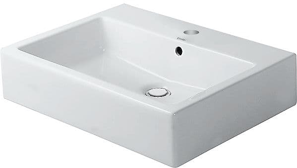LAVABO VERO DURAVIT 60CM + TROU ROBINET BLANC