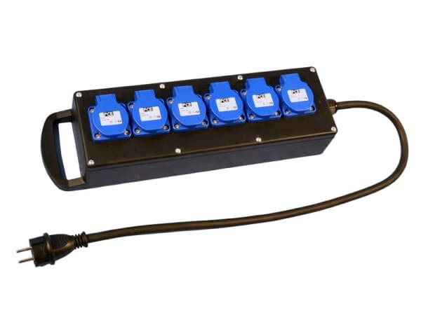 Bloc en caoutchouc 16A 2 x 230V