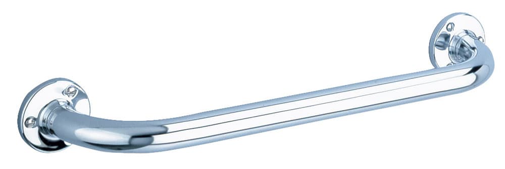 Delabie barre de relèvement inox platine 3trous D25mm L400mm