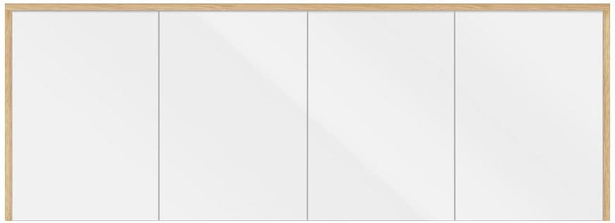 ARMOIRE DE TOILETTE COMBO MASSIF/MOLTO/CRAFT 4 PORTES 180CM CHENE