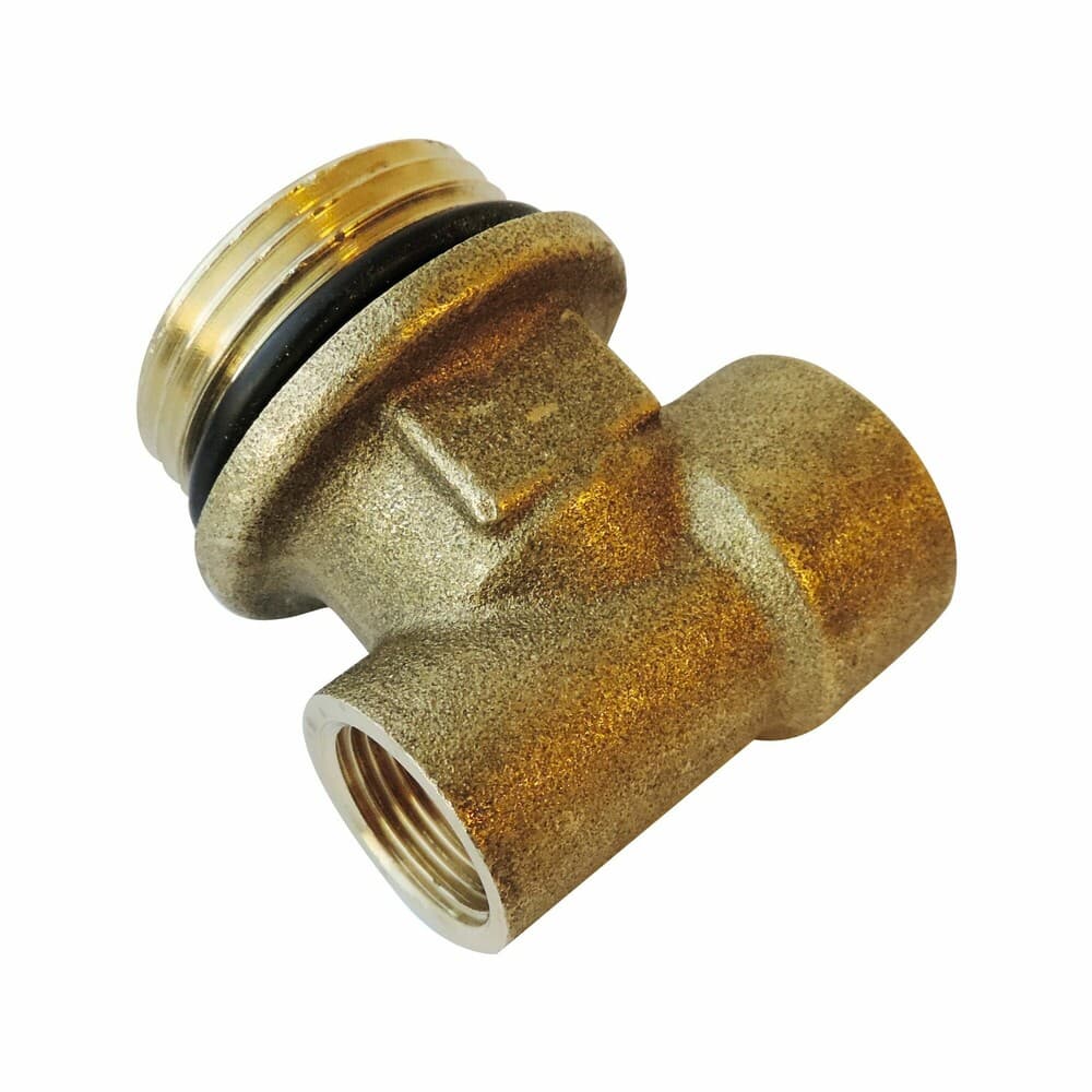 SYSTEMPEX té pour collecteur D 4/4"M-1/2"F-3/8"F avec joint