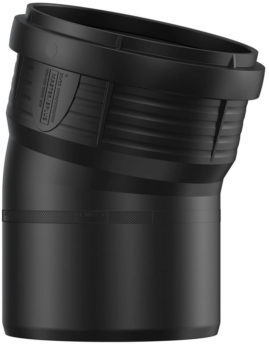 COUDE PP 15°MF 125MM NOIR