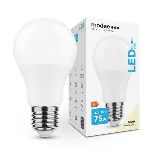 Lampe Led A60 - 11W - E27 - 4000K - 270° - 1055lm
