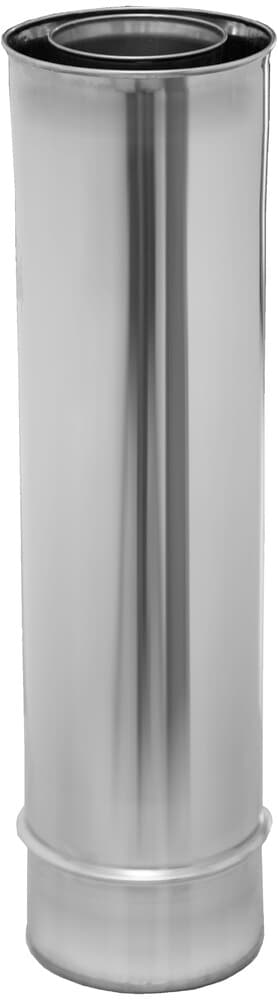 Dinak Diflux 020 élément droit D80/125 L925mm inox 316L/304 2x0,4mm avec joint