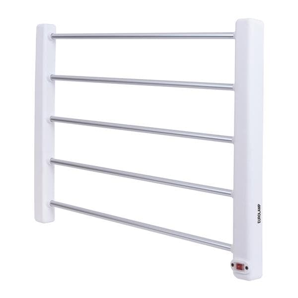 Porte-serviettes électrique Argent 65W 5 positions