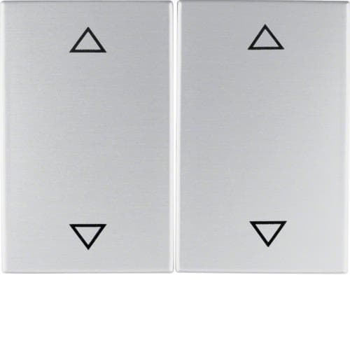 Touche avec symbole flèches Berker K.5 Alu