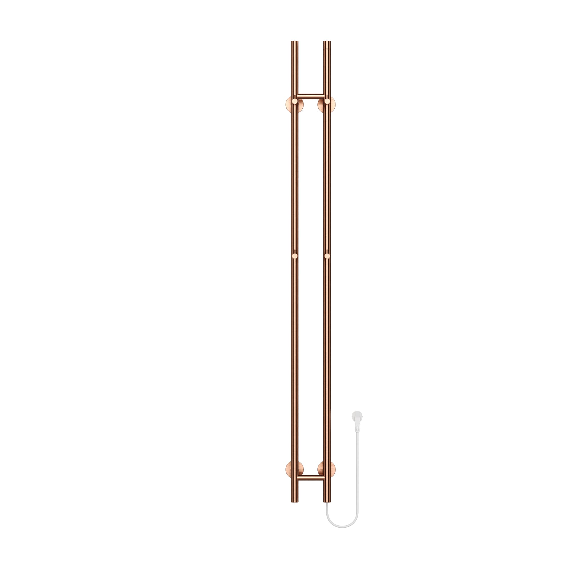 BELRAD ROD ÉLECTRIQUE SÈCHE-SERVIETTES À TIGE (150X13CM) DOUBLE CUIVRE BROSSÉ - 120W