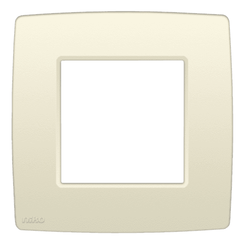 Plaque de recouvrement simple, couleur Niko Original cream