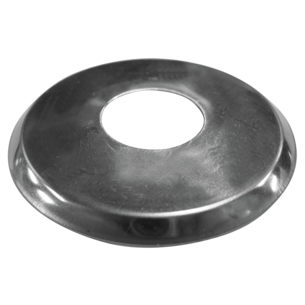 rosace chromé inox 1/2" hauteur 20 mm