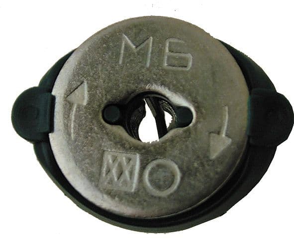 ECROU COULISSANT GALVANISE P.RAIL WM M10