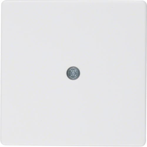 Enjoliveur pour sortie de câble Berker Q.1 / Q.3 Blanc polaire, Velours
